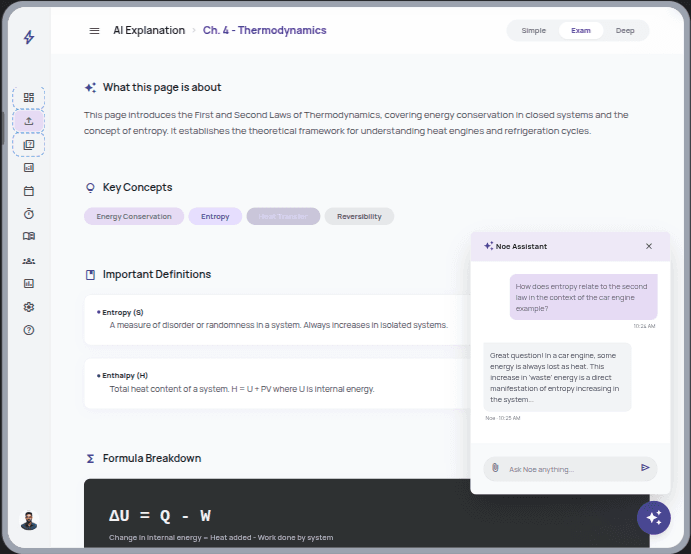 AI explanation with key concepts